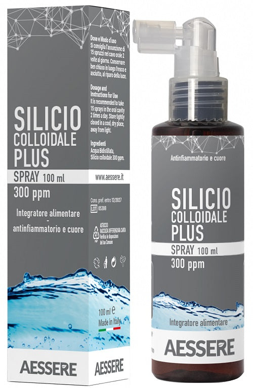 SILICIO COLLOIDALE PLUS SPRAY 300PPM 100 ML