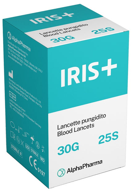 LANCETTE PUNGIDITO IRIX+ 30 GAUGE 25 PEZZI