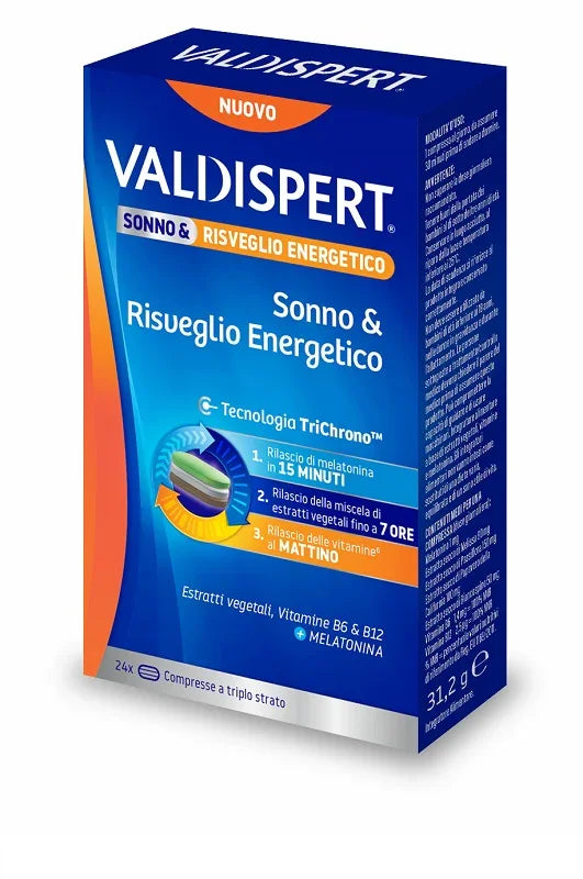 VALDISPERT SONNO & RISVEGLIO ENERGETICO 24 COMPRESSE - Farmaspeed