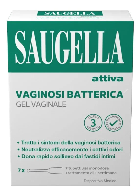 SAUGELLA ATTIVA VAGINOSI BATTERICA GEL VAGINALE 7 TUBETTI MONODOSE - Farmaspeed