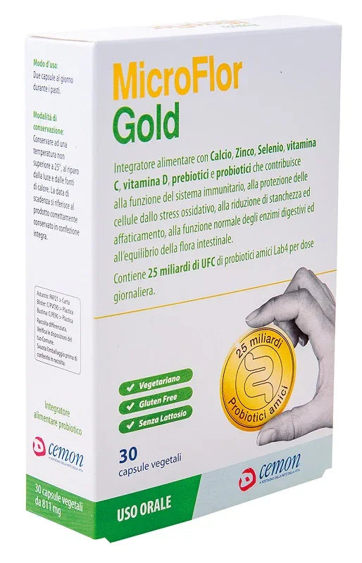 MICROFLOR GOLD 30 CAPSULE VEGETALI - Farmaspeed