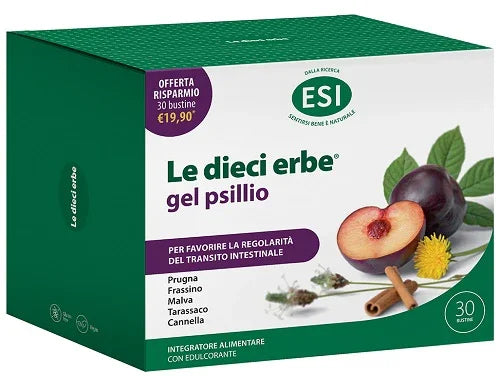 ESI LE DIECI ERBE GEL PSILLIO 30 BUSTINE - Farmaspeed