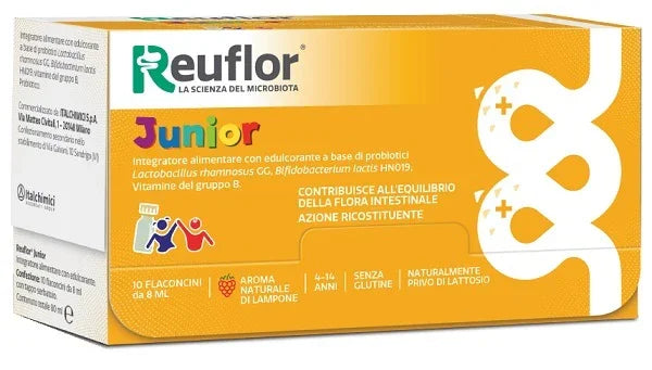 REUFLOR JUNIOR 10 FLACONCINI 8 ML - Farmaspeed