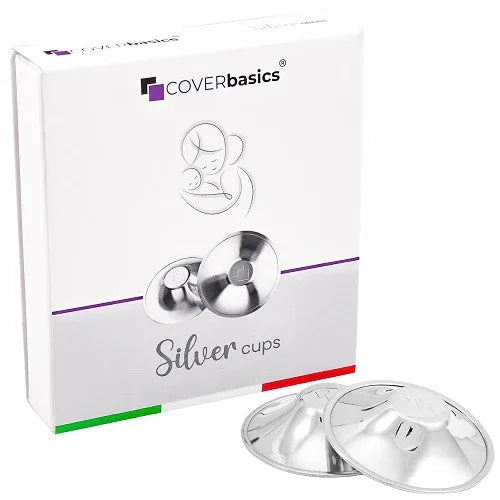 PARACAPEZZOLI IN ARGENTO COVERBASICS SILVER CUPS UNI 2 PEZZI - Farmaspeed