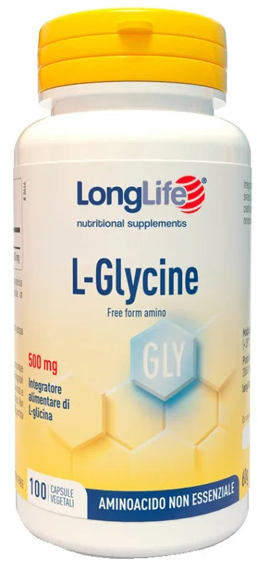 LONGLIFE L-GLYCINE 500 MG 100 CAPSULE VEGETALI - Farmaspeed