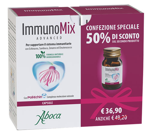 IMMUNOMIX ADVANCED 50 CAPSULE RM CONFEZIONE SPECIALE 2 PEZZI