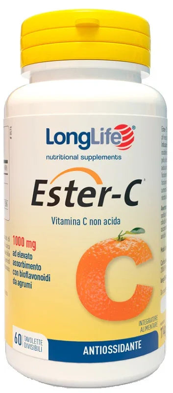 LONGLIFE ESTER C 1000MG 60 TAVOLETTE - Farmaspeed