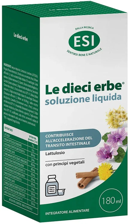 ESI LE DIECI ERBE SOLUZIONE LIQUIDA 180 ML - Farmaspeed