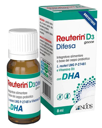REUTERIN D3 DIFESA GOCCE CON DHA 8 ML - Farmaspeed