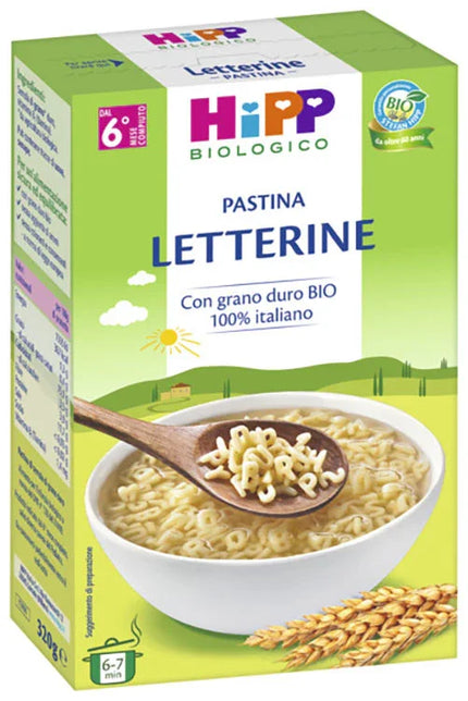 HIPP BIO PASTINA LETTERINE 320 G - Farmaspeed