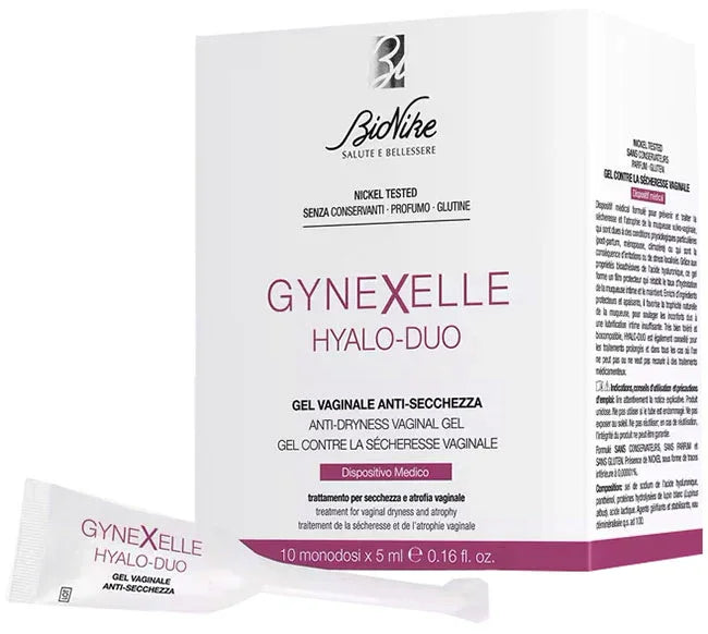 GYNEXELLE HYALO-DUO GEL VAGINALE ANTI-SECCHEZZA 10 PEZZI DA 15 ML - Farmaspeed
