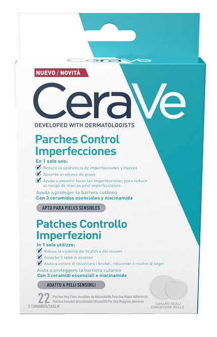 CERAVE PATCHES CONTROLLO IMPERFEZIONI 22 PEZZI
