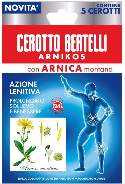 BERTELLI ARNIKOS PLASTER WITH ARNICA MONTANA 5 PIECES