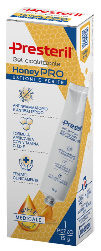 GEL IDROATTIVO CICATRIZZANTE PRESTERIL HONEYPRO 15 G