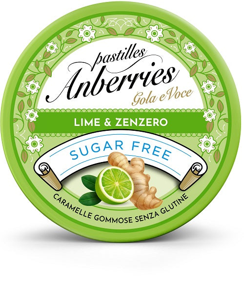 ANBERRIES LIME&ZENZERO SENZA ZUCCHERO 50 G