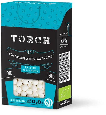 TORCH LIQUIRIZIA PALLINI MENTA BIO 20 G - Farmaspeed