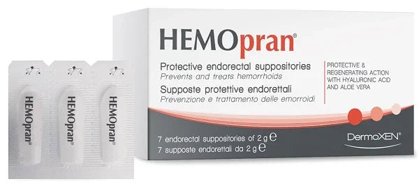 HEMOPRAN ENDORETTALI 7 SUPPOSTE 2 G - Farmaspeed