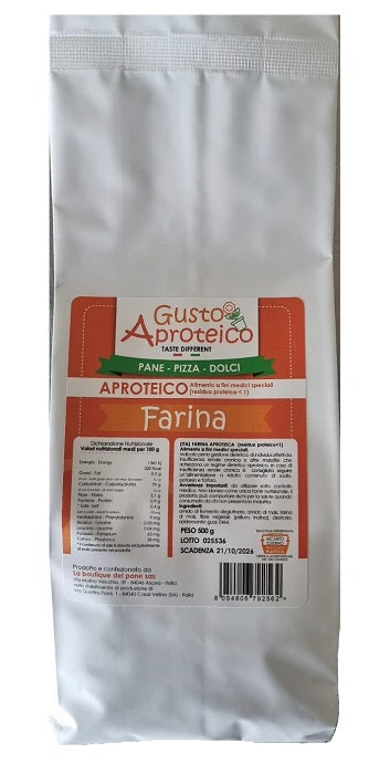 GUSTO APROTEICO FARINA PANE/PIZZA/DOLCI 500 G