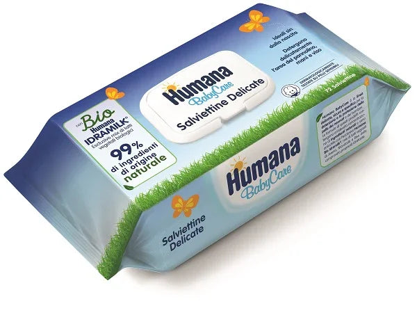 HUMANA BABY CARE SALVIETTE 72 PEZZI - Farmaspeed
