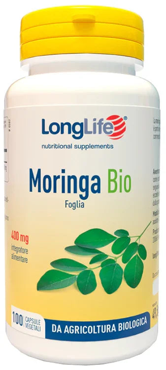 LONGLIFE MORINGA BIO 100 CAPSULE VEGETALI - Farmaspeed