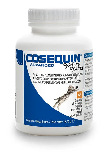 COSEQUIN ADVANCED GATTO 45 COMPRESSE - Farmaspeed