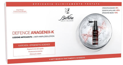 DEFENCE ANAGENIX K LOZIONE ANTI CADUTA 6 FLACONCINI 15 ML