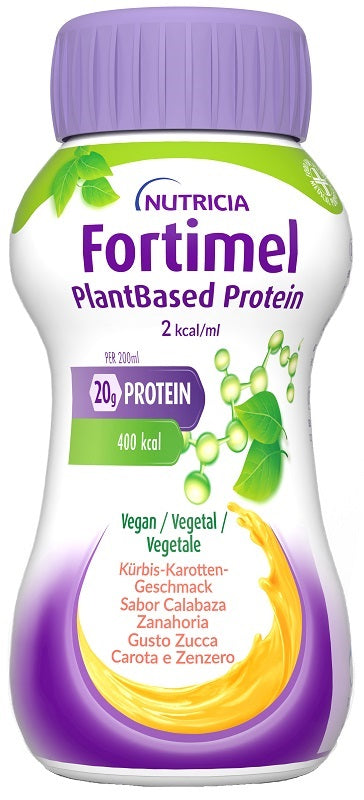 FORTIMEL PLANTBASED PROTEIN PUMPKIN CARROT 4 BOTTLES OF 200 ML