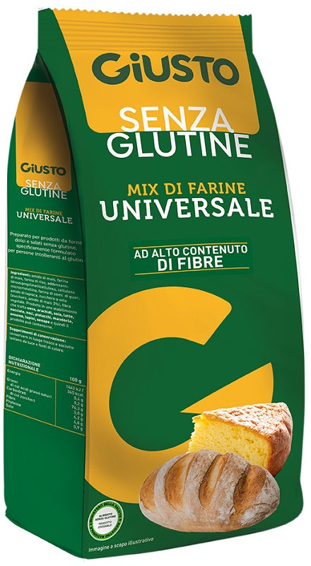 GIUSTO SENZA GLUTINE MIX DI FARINE UNIVERSALE 500 G