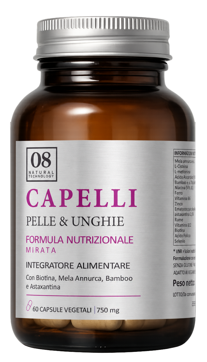 CAPELLI PELLE UNGHIE FORMULA NUTRIZIONALE MIRATA 60 CAPSULE