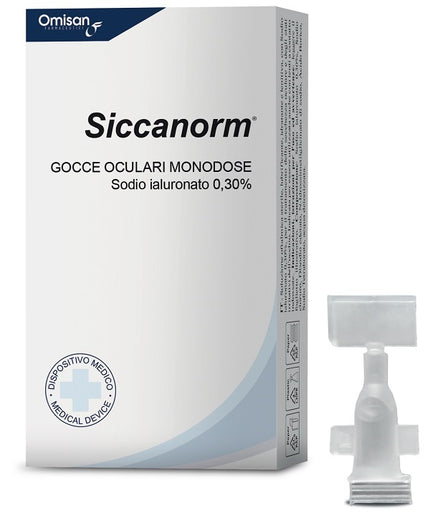 SICCANORM GOCCE OCULARI 20 FLACONCINI MONODOSE 0,33 ML