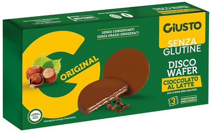 RIGHT GLUTEN FREE MILK CHOCOLATE WAFER DISC 3 X 24 G