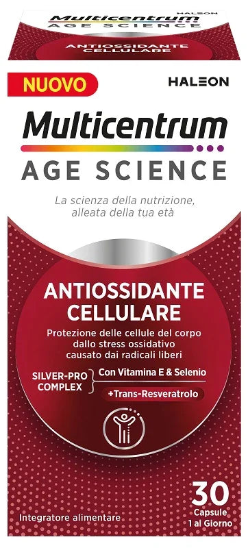 MULTICENTRUM AGE SCIENCE ANTIOSSIDANTE CELLULARE 30 CAPSULE - Farmaspeed