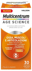 MULTICENTRUM AGE SCIENCE OSSA MUSCOLI ARTICOLAZIONI 30 COMPRESSE - Farmaspeed