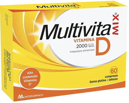 MULTIVITAMIX VITAMINA D 2000 UI 60 COMPRESSE - Farmaspeed