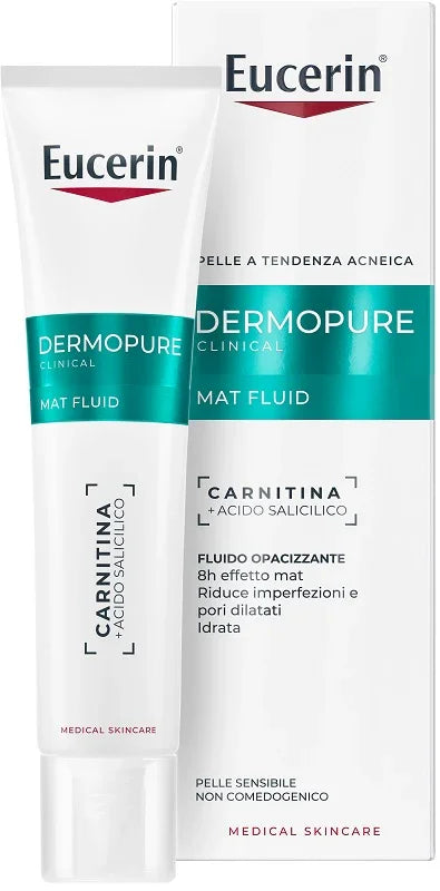 EUCERIN DERMOPURE CLINICAL FLUIDO OPACIZZANTE 40 ML - Farmaspeed