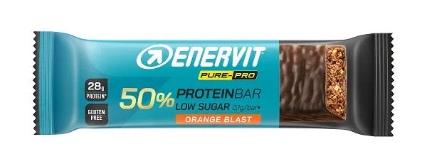 ENERVIT PURE PRO BAR 50% ORANGE BLAST 55 G - Farmaspeed