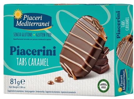MEDITERRANEAN PLEASURES PIACERINI TABS CARAMEL 81 G