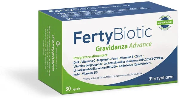 FERTYBIOTIC GRAVIDANZA ADVANCE 30 CAPSULE DA 1,15 G - Farmaspeed
