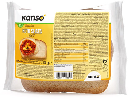 KANSO KETO SLICES WHITE 210 G