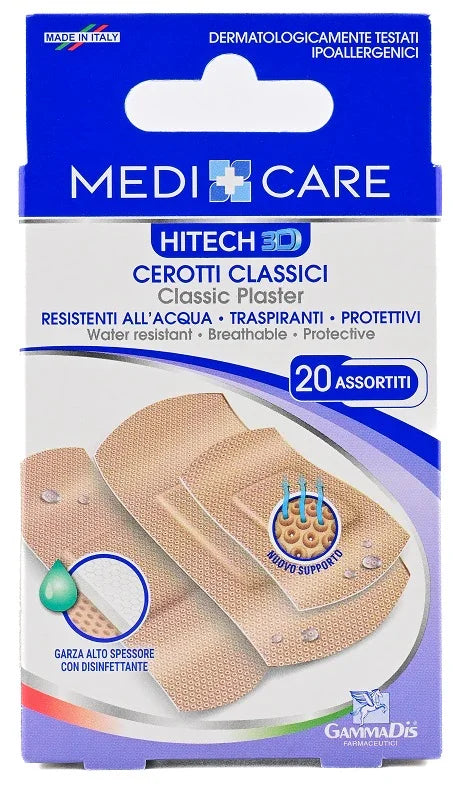 CEROTTO MEDICARE CLASSICI 3D ASSORTITI 20 PEZZI - Farmaspeed