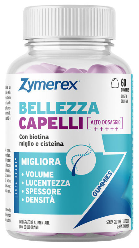 ZYMEREX GUM BELLEZZA CAPELLI 60 GOMMOSE