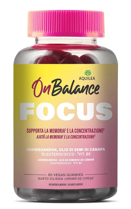 AQUILEA ON BALANCE FOCUS 60 GUMMIES - Farmaspeed