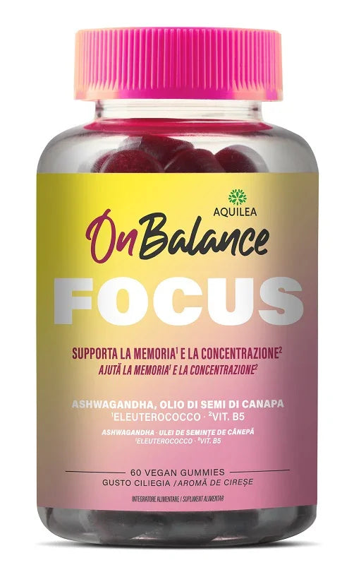 AQUILEA ON BALANCE FOCUS 60 GUMMIES - Farmaspeed