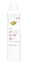 DOVE WHOLE BODY DEO RASPBERRY & ROSA SPRAY 150 ML