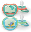 PHILIPS AVENT SUCCHIETTI AIR NOTTE 6-18M CON ANIMALI CAMALEONTE SCIMMIA 2 PEZZI