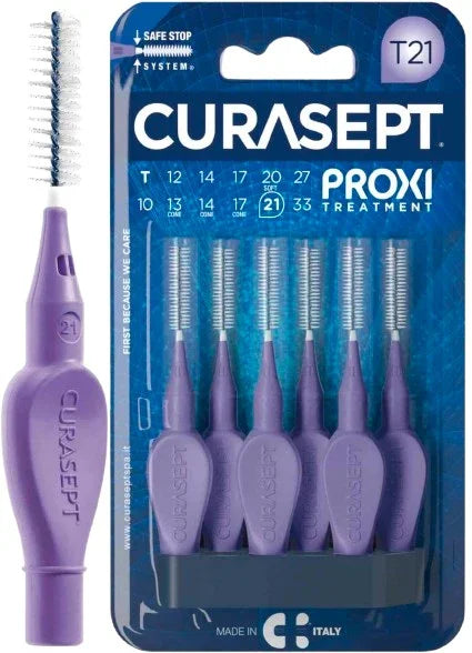 CURASEPT PROXI T21 VIOLA/PURPLE 6 PEZZI - Farmaspeed