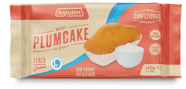 AGLUTEN NEW YOGURT PLUMCAKE 4 PIECES OF 35 G