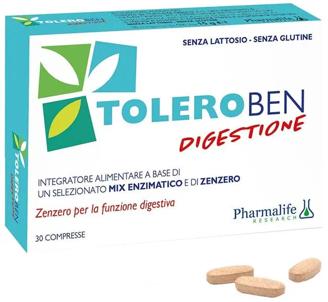 TOLEROBEN DIGESTIONE 30 COMPRESSE - Farmaspeed
