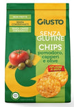 GIUSTO SENZA GLUTINE CHIPS POMODORO CAPPERI E OLIVE 40 G