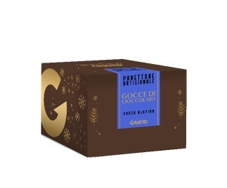 GIUSTO SENZA GLUTINE PANETTONE ARTIGIANALE CON GOCCE DI CIOCCOLATO 540 G